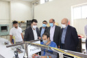 دکتر امید، رئیس دانشگاه جامع علمی کاربردی از محیط کارگاهی و کارآفرینی دانش آموخته دانشگاه جامع علمی کاربردی استان آذربایجان شرقی بازدید کرد