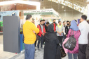 دکتر عابدزاده سرپرست دانشگاه جامع علمی کاربردی استان آذربایجان شرقی از نمایشگاه ربع رشیدی بازدید کرد