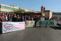 گزارش تصویری حضور پرشور دانشگاه جامع علمی کاربردی استان در راهپیمایی ۱۳ آبان