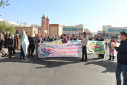 گزارش تصویری حضور پرشور دانشگاه جامع علمی کاربردی استان در راهپیمایی ۱۳ آبان