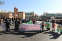 گزارش تصویری حضور پرشور دانشگاه جامع علمی کاربردی استان در راهپیمایی ۱۳ آبان