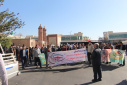 گزارش تصویری حضور پرشور دانشگاه جامع علمی کاربردی استان در راهپیمایی ۱۳ آبان