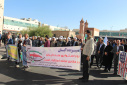 گزارش تصویری حضور پرشور دانشگاه جامع علمی کاربردی استان در راهپیمایی ۱۳ آبان