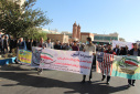 گزارش تصویری حضور پرشور دانشگاه جامع علمی کاربردی استان در راهپیمایی ۱۳ آبان
