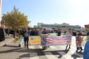 گزارش تصویری حضور پرشور دانشگاه جامع علمی کاربردی استان در راهپیمایی ۱۳ آبان