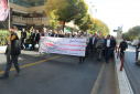 گزارش تصویری حضور پرشور دانشگاه جامع علمی کاربردی استان در راهپیمایی ۱۳ آبان