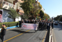 گزارش تصویری حضور پرشور دانشگاه جامع علمی کاربردی استان در راهپیمایی ۱۳ آبان