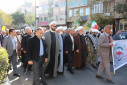 گزارش تصویری حضور پرشور دانشگاه جامع علمی کاربردی استان در راهپیمایی ۱۳ آبان