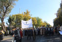 گزارش تصویری حضور پرشور دانشگاه جامع علمی کاربردی استان در راهپیمایی ۱۳ آبان