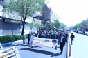 گزارش تصویری حضور پرشور خانواده بزرگ دانشگاه جامع علمی کاربردی استان در راهپیمایی روز قدس