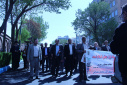 گزارش تصویری حضور پرشور خانواده بزرگ دانشگاه جامع علمی کاربردی استان در راهپیمایی روز قدس
