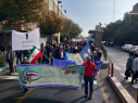 گزارش تصویری حضور پرشور خانواده بزرگ دانشگاه جامع علمی کاربردی استان آذربایجان شرقی در راهپیمایی ۱۳ آبان
