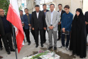 مراسم عطر افشانی مزار شهدا و تجلیل از خانواده های شهدای اقتدار دانشگاه جامع علمی کاربردی استان آذربایجان شرقی برگزار شد