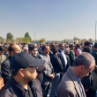 گزارش تصویری حضورخانواده بزرگ  دانشگاه جامع علمی کاربردی استان آذربایجان شرقی در مراسم تشییع شهیداقتدار، محمد حسین شهریاری