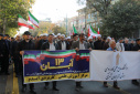 گزارش تصویری حضورخانواده بزرگ  دانشگاه جامع علمی کاربردی استان آذربایجان شرقی در راهپیمایی یوم الله 13 آبان 1404