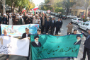 گزارش تصویری حضورخانواده بزرگ  دانشگاه جامع علمی کاربردی استان آذربایجان شرقی در راهپیمایی یوم الله 13 آبان 1404