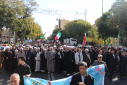 گزارش تصویری حضورخانواده بزرگ  دانشگاه جامع علمی کاربردی استان آذربایجان شرقی در راهپیمایی یوم الله 13 آبان 1404
