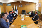 رئیس دانشگاه جامع علمی کاربردی استان آذربایجان شرقی با مدیر عامل شرکت ماشین سازی دیدار و گفتگو کرد