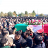 گزارش تصویری حضورخانواده بزرگ  دانشگاه جامع علمی کاربردی استان آذربایجان شرقی در مراسم تشییع شهیداقتدار، محمد حسین شهریاری