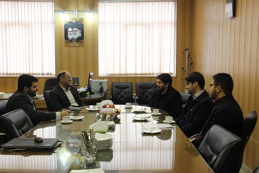 دیدارفرمانده حوزه یک کارمندی تبریز با دکتر قالیچی