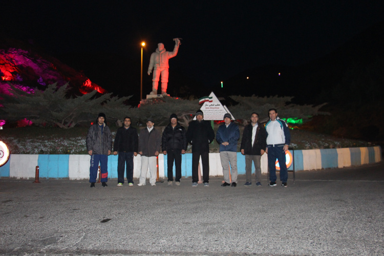 مراسم کوهپیمایی عینالی به مناسبت هفته بسیج