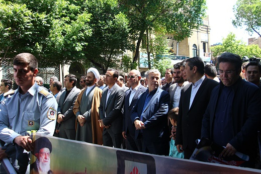 گزارش تصویری حضور پرشور دانشگاه جامع علمی کاربردی استان در روز قدس