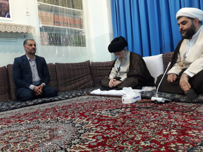 دیدار با حضرت ایت العظمی علوی گرگانی