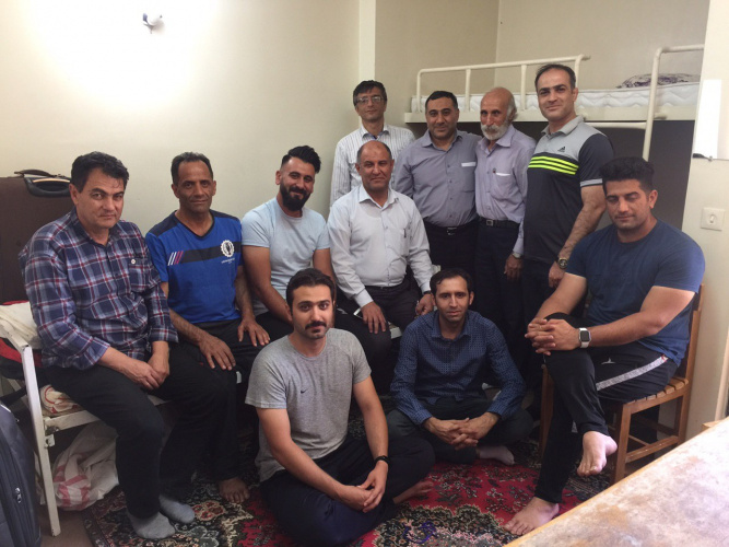 بازدید دکتر قالیچی از اردوی تیم المپیاد پسران واحد استانی آذربایجان شرقی در شهر کرد