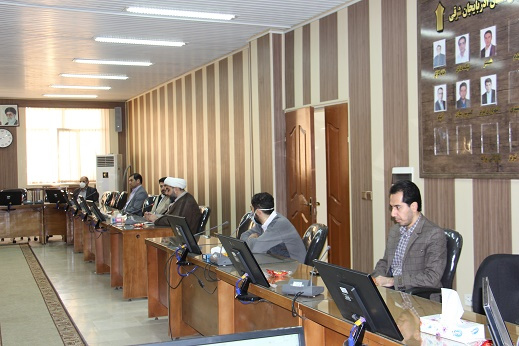 قرائت گروهی مناجات شعبانیه در واحد استانی