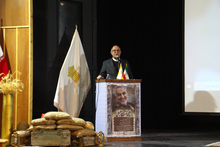 مراسم گرامیداشت دومین سالگرد شهادت شهید سلیمانی در دانشگاه جامع علمی کاربردی استان آذربایجان شرقی برگزار شد