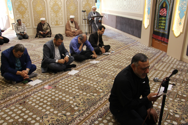 مراسم پر فیض زیارت عاشورا در دانشگاه جامع علمی کاربردی استان آذربایجان شرقی برگزار شد