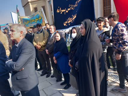 گزارش تصویری حضور پرشور جمعی از کارکنان، مدرسان و دانشجویان  دانشگاه جامع علمی کاربردی استان آذربایجان شرقی در تجمع حمایت از مردم مظلوم عزه در شهر تبریز ۲۷ آبانماه ۱۴۰۲