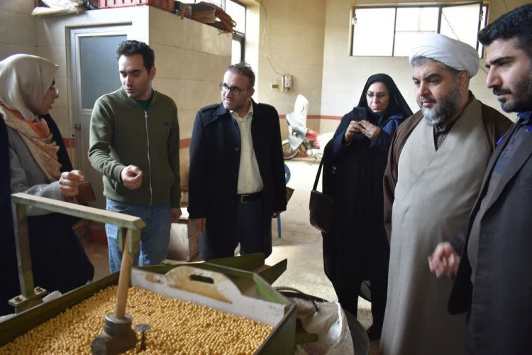 بازدیدتعدادی از همکاران دانشگاه جامع علمی کاربردی استان آذربایجان شرقی از محیط کار آفرینی دانش آموخته دانشگاه جامع علمی کاربردی