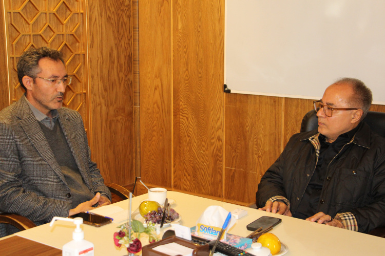 دیدار سرپرست دانشگاه جامع علمی کاربردی استان آذربایجان شرقی با رئیس بیمارستان ولیعصر(عج) تبریز