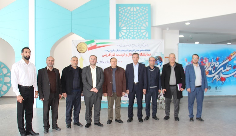 گزارش تصویری بازدید دکتر علی رضا نوین از  نمایشگاه اشتغال و توسعه و توسعه کارآفرینی در دانشگاه جامع علمی کاربردی استان آذربایجان شرقی
